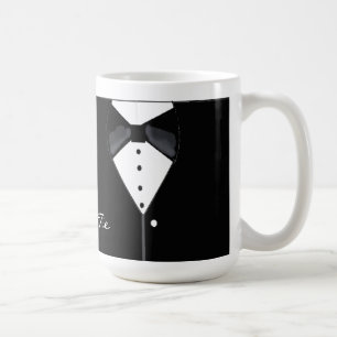 Caneca De Café Design do smoking do traje de cerimónia