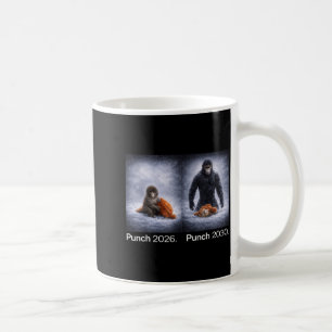 Caneca De Café design engraçado de animal meme de macaco fofo