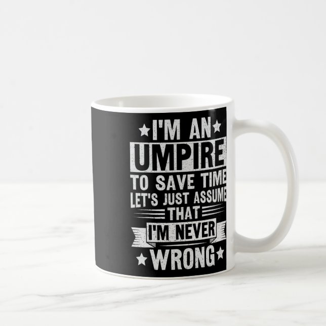 Caneca De Café Design Engraçado de Esboço para um Árbitro (Direita)