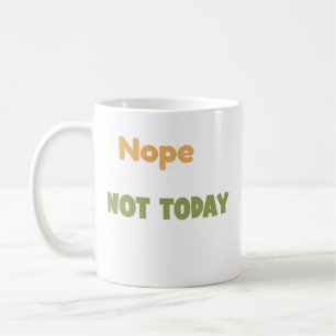 Caneca De Café Design Engraçado de Preguiça – Citação de Humor Pr