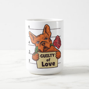 Caneca De Café design engraçado para amantes de bulldog francês