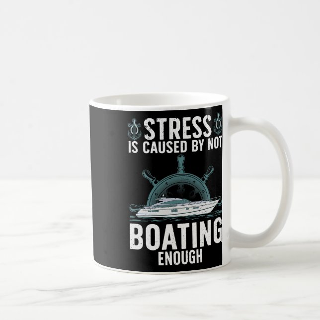 Caneca De Café Design Engraçado Para Homens Boater Yachtin (Direita)