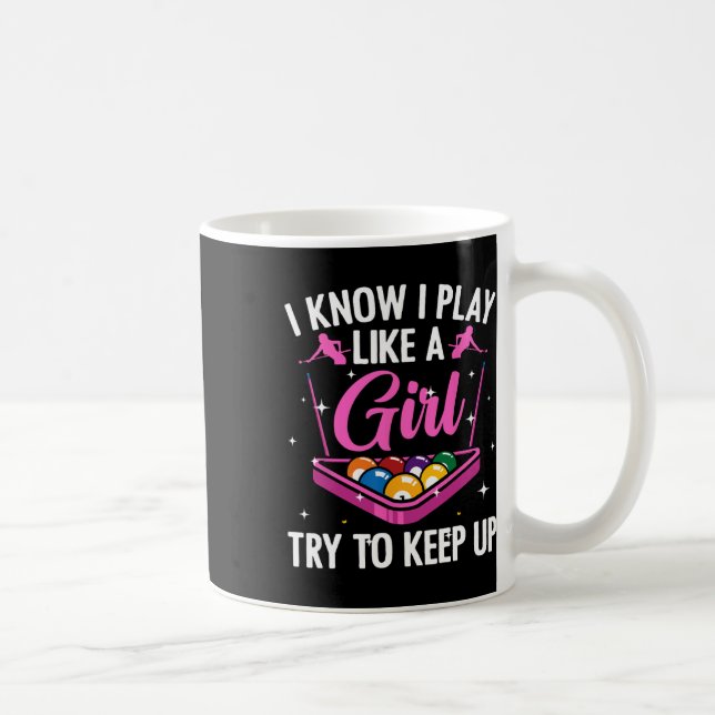 Caneca De Café Design Engraçado Para Mulheres Meninas Piscina (Direita)
