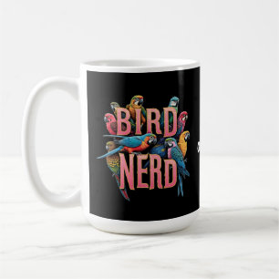 Caneca De Café Design engraçado para o Nerd de pássaros para vigi