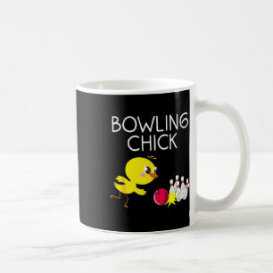 Caneca De Café Design Engraçado Para Raparigas Bowler Bowlin