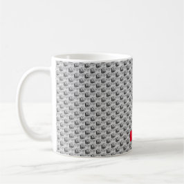 Caneca De Café Design floral moderno