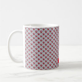 Caneca De Café Design floral moderno