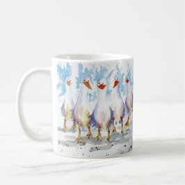 Caneca De Café Design Funny Seagull para Beach Hut ou House