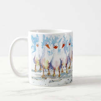 Caneca De Café Design Funny Seagull para Beach Hut ou House