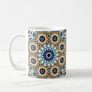 Caneca De Café Design Geométrico Turco