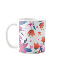 Design gráfico original em negrito florais