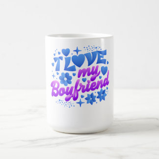 Caneca De Café Design-I love my boyfriend