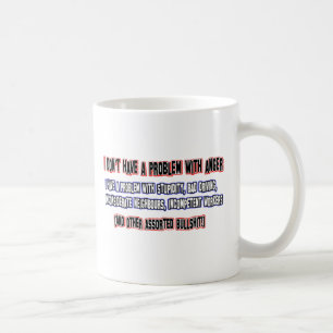 Caneca De Café Design irritado da pessoa