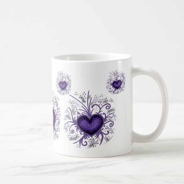Caneca De Café Design legal do coração! (Direita)