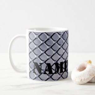 Caneca De Café Design Metálico Personalizado - Mug de Café