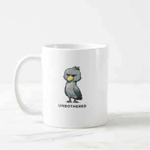 Caneca De Café Design Minimalista de Pássaro Bico-de-Sapato Impas
