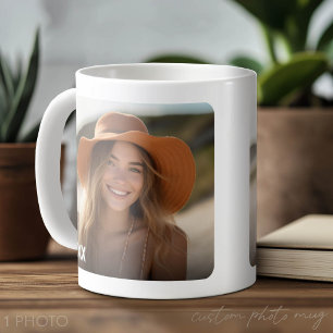 Caneca De Café Design Minimalista Moderno com Ano