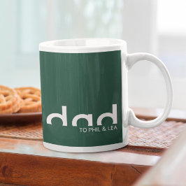 Caneca De Café Design moderno e simples para Pai
