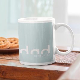 Caneca De Café Design moderno e simples para Pai