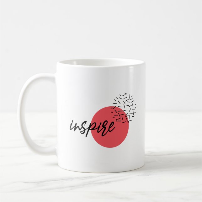 Caneca De Café Design moderno, simples, fofo e divertido de Inspi (Esquerda)