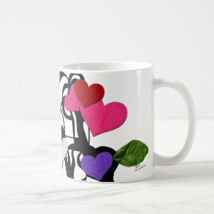 Caneca De Café Design Monogramas