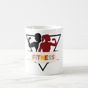 Caneca De Café design motivacional academia girls power