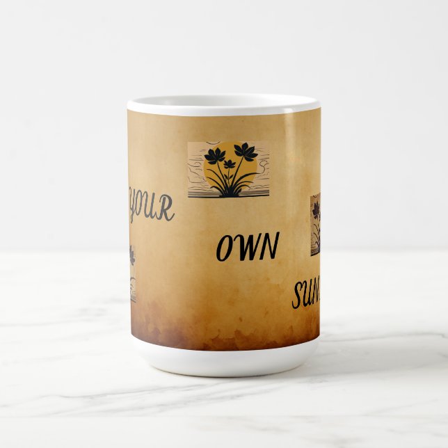 Caneca De Café Design Motivacional Sunshine Mug (Centro)