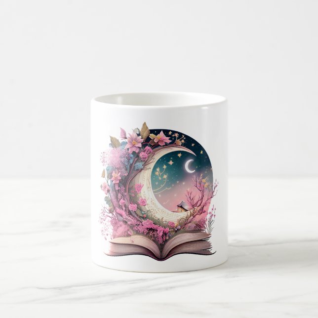 Caneca De Café Design para Amante de Livros de Fantasia (Centro)