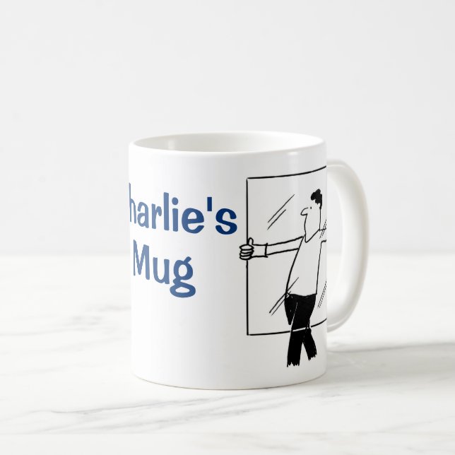 Caneca De Café Design para o Glazier ou Windows Repaeder (Frente Esquerda)