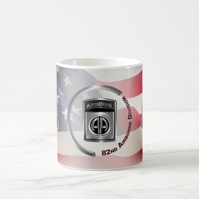 Caneca De Café design personalizada da 82ª divisão de bordo (Centro)