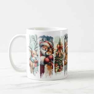 Caneca De Café Design personalizado com Papais noeis biscoitos de