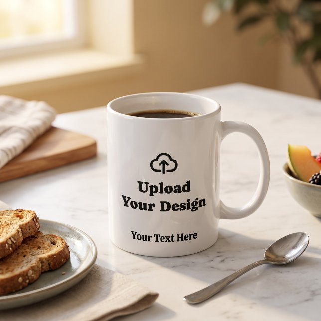 Caneca De Café Design Personalizado e Texto (Criador carregado)