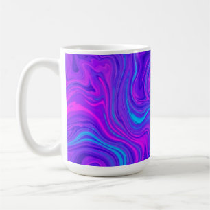 Caneca De Café Design psíquico psíquico ondulado