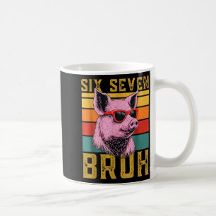 Caneca De Café Design Retrô Animal Meme G 67 6 7 Seis Sete Engraç