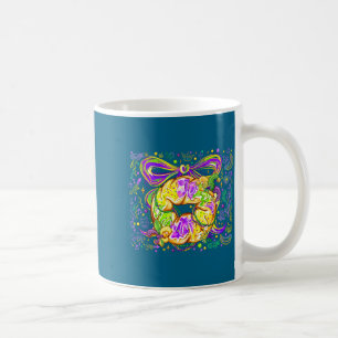 Caneca De Café Design Retro de Bolo Rei do Carnaval