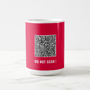 Caneca De Café Design seu próprio código QR Coffee Mug Escolha a 