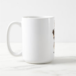 Caneca De Café Design simples fofo para homens amantes de gatos
