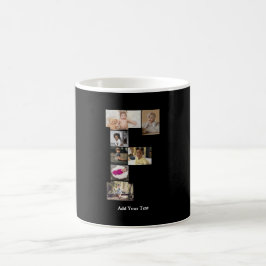 Caneca De Café Design Sua Própria Colagem de Fotografias F