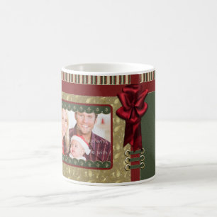 Caneca De Café Design tradicional elegante do Natal