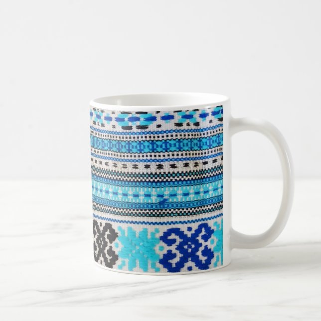 Caneca De Café Design ucraniano dos povos (Direita)