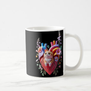 Caneca De Café Design Unisex Divertido Coração Fofo Estilo Conto 