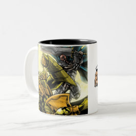 Caneca de café design V2, carne e aço