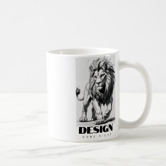 CANECA DE CAFÉ DESIGNE LION
