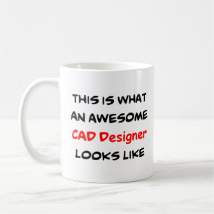 Caneca De Café designer de cad, incrível