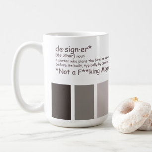 Caneca De Café Designer. Não é mágico