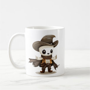 Caneca De Café Designs de Cavaleiro do Fantasma Ocidental