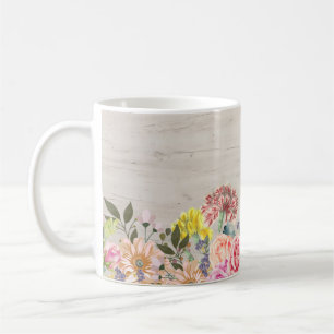 Caneca De Café Designs de Flores de Sublimação de Mug de Café