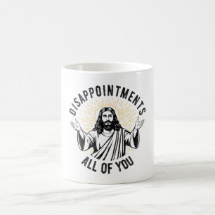 Caneca De Café Desilusões De Todos Vocês, Cristão Jesus Engraçado