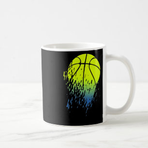 Caneca De Café Desintegrando o Gráfico de Urbyn Neon Green Bysket
