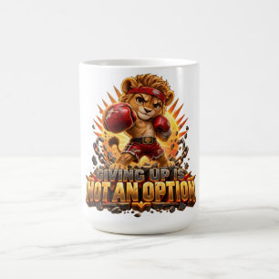 Caneca De Café Desistir Não é uma Opção, Camiseta Motivacional